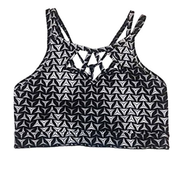 Victoria Sport by Victorias Secret VSX Black White Sports Bra Size Large - Picture 1 of 10